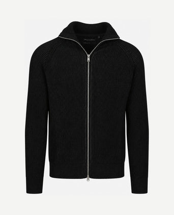 Cardigan zip zwart