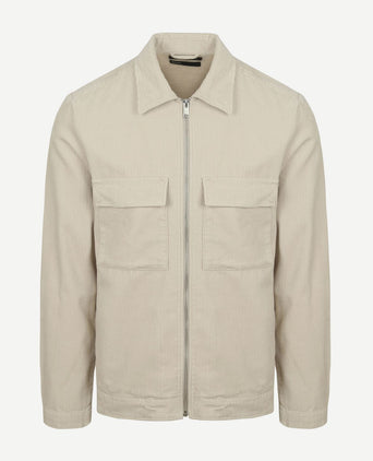 Marc o'polo corduroy overshirt ecru | Regular-fit