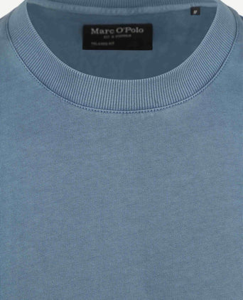 Marc o'polo heavy t-shirt blauw | Regular-fit