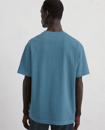 Heavy t-shirt blauw