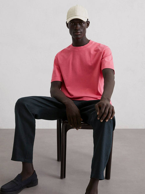 Marc o'polo heavy t-shirt roze | Regular-fit