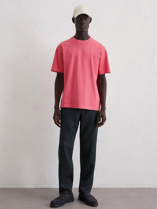 Marc o'polo heavy t-shirt roze | Regular-fit