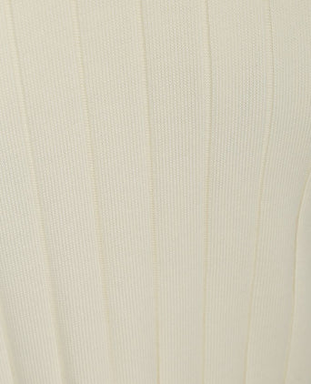 Marc o'polo knitted poloshirt ribstructuur off white | Regular-fit