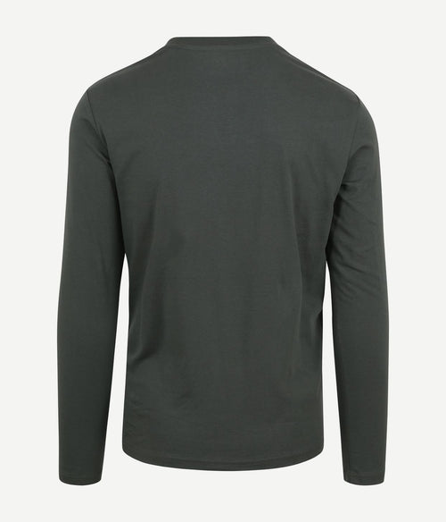 Marc o'polo long sleeve t-shirt donkergroen | Regular-fit