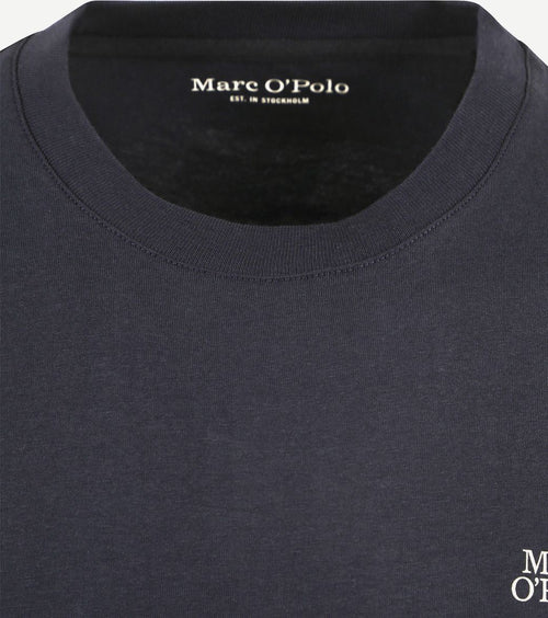 Long sleeve t-shirt donkerblauw
