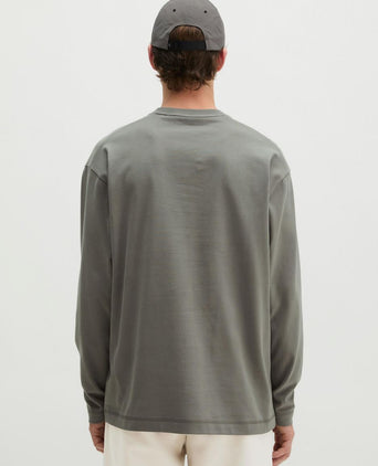 Longsleeve heavy t-shirt graphite dust