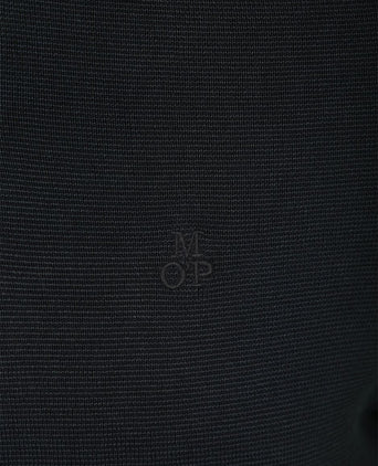Longsleeve polo donkerblauw