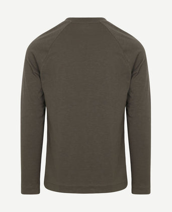 Marc o'polo longsleeve t-shirt copley bruin | Regular-fit