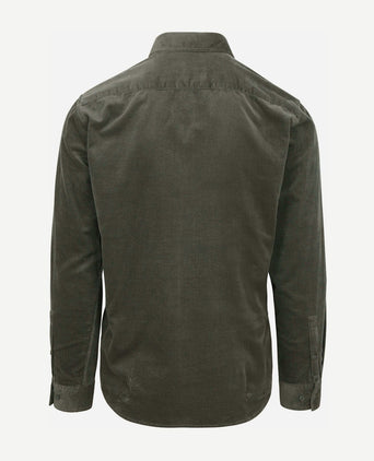 Overhemd corduroy mangrove