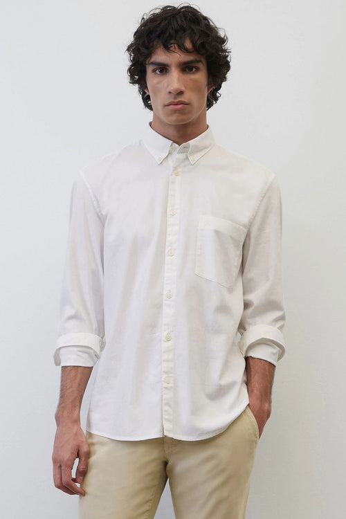 Marc o'polo overhemd off-white | Regular-fit
