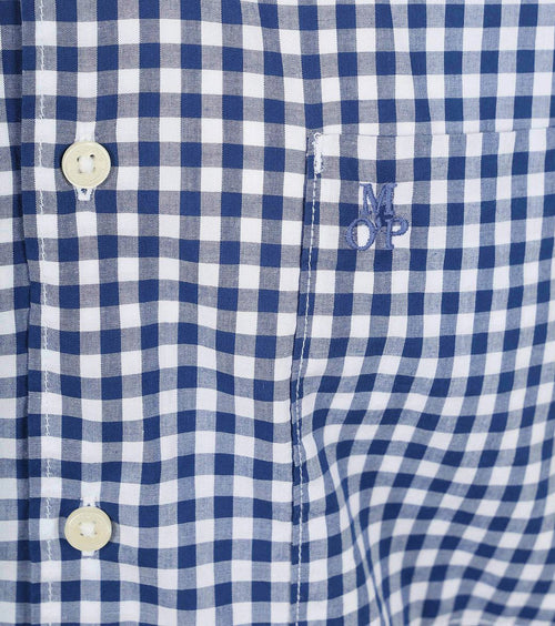 Overhemd ruiten blauw