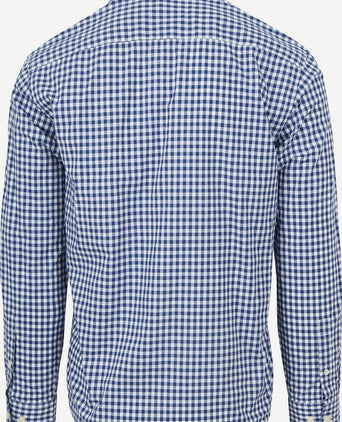 Marc o'polo overhemd ruiten blauw | Regular-fit