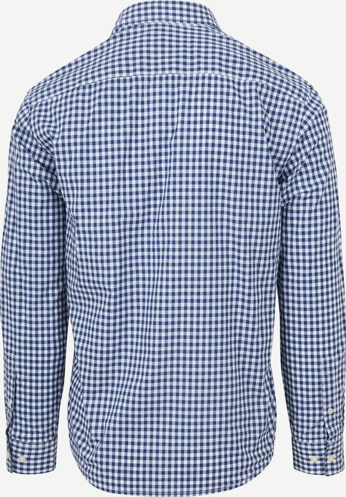 Overhemd ruiten blauw