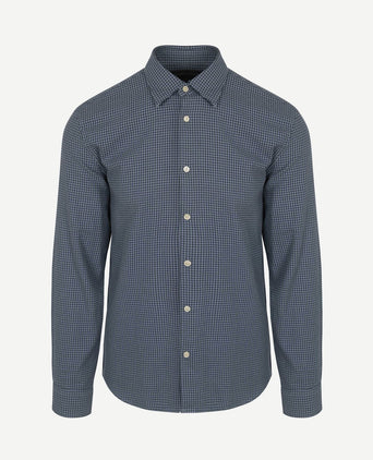Overhemd ruiten blauw
