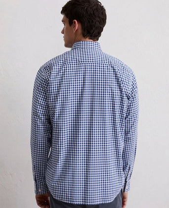 Marc o'polo overhemd ruiten blauw | Regular-fit