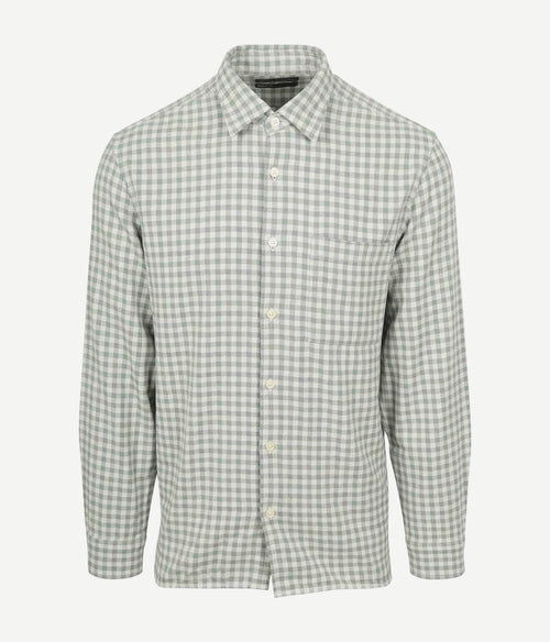 Marc o'polo overhemd ruiten groen | Regular-fit