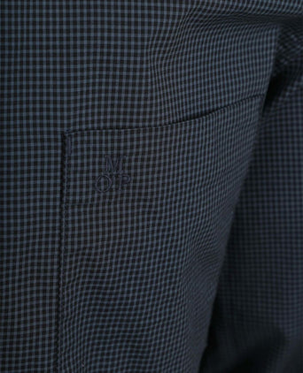 Overhemd ruiten vichy donkerblauw