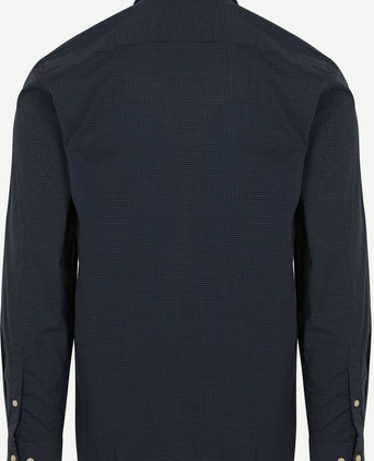Overhemd ruiten vichy donkerblauw