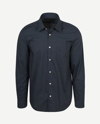 Overhemd ruiten vichy donkerblauw