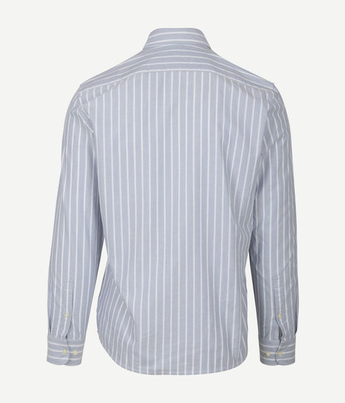 Marc o'polo overhemd strepen lichtblauw | Regular-fit