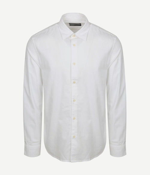 Marc o'polo overhemd wit | Regular-fit