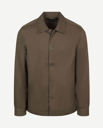 Overshirt bruin