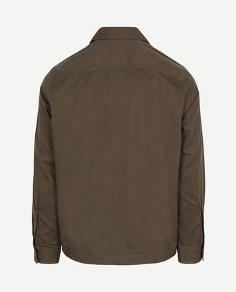 Overshirt bruin