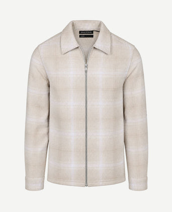 Overshirt woven medium beige