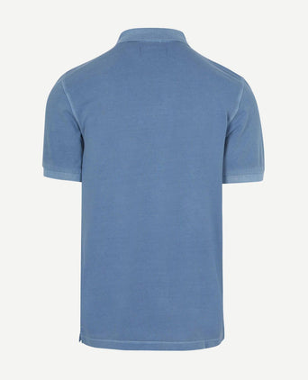 Poloshirt piqué provincial blauw