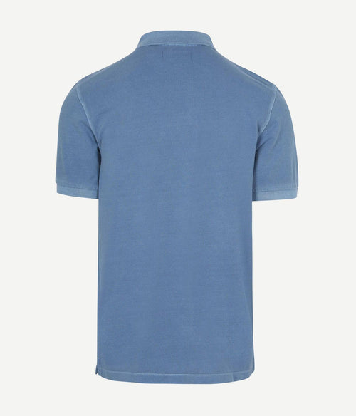 Poloshirt piqué provincial blauw
