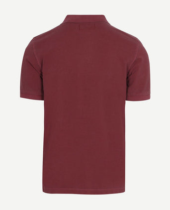Poloshirt piqué acai rood