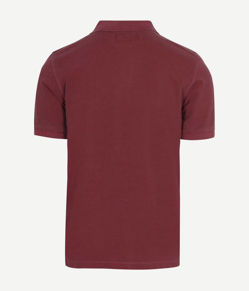 Poloshirt piqué acai rood