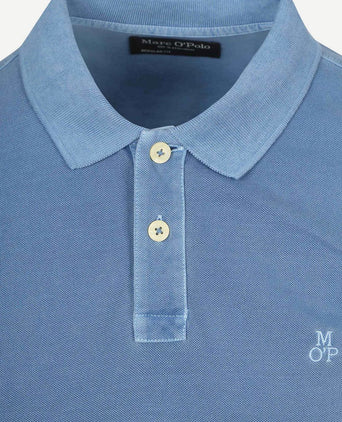 Poloshirt piqué provincial blauw