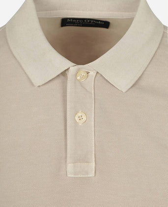 Poloshirt piqué oat beige