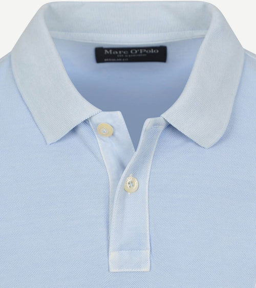 Marc o'polo poloshirt faded starlight blauw