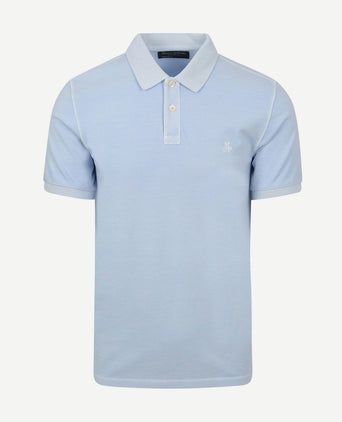 Marc o'polo poloshirt faded starlight blauw