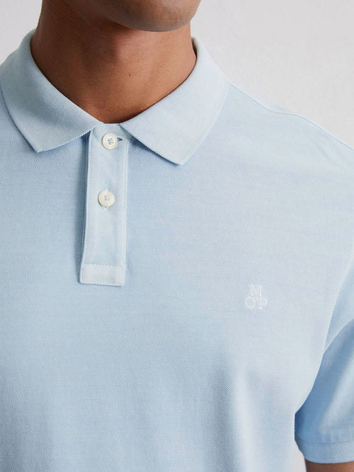 Marc o'polo poloshirt faded starlight blauw