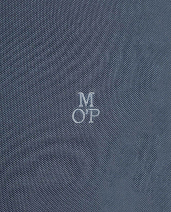Marc o'polo poloshirt faded storm blauw