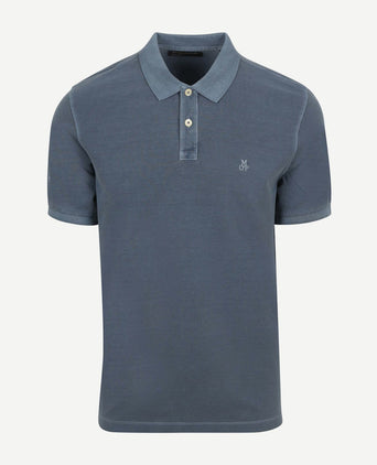 Marc o'polo poloshirt faded storm blauw