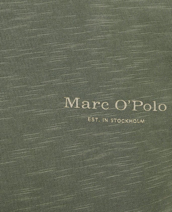 Poloshirt melange olijfgroen
