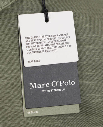 Poloshirt melange olijfgroen