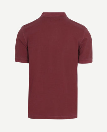 Poloshirt piqué acai rood