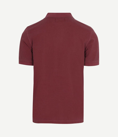 Poloshirt piqué acai rood
