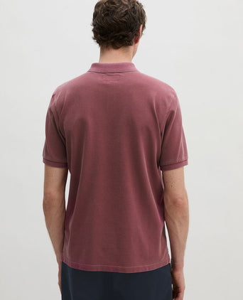 Poloshirt piqué acai rood