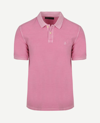 Poloshirt piqué mellow roze