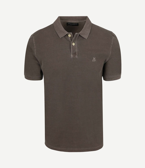 Poloshirt piqué nickle bruin