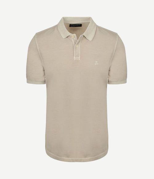 Poloshirt piqué oat beige