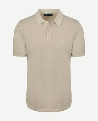 Poloshirt piqué oat beige