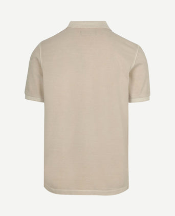 Poloshirt piqué oat beige