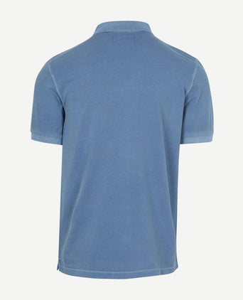 Poloshirt piqué provincial blauw